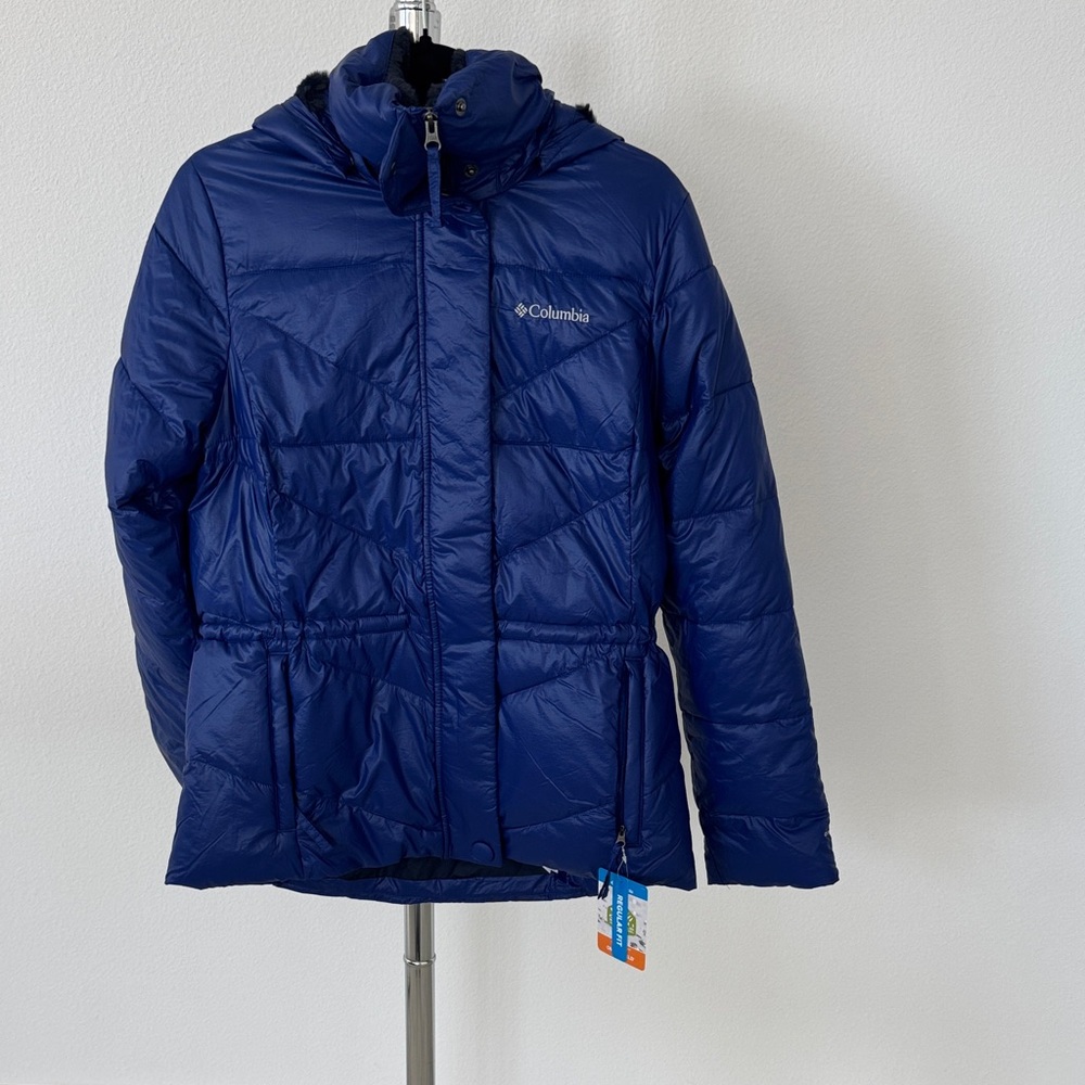 Columbia Women Mapleton Pass Jacket - Medium - Dark Sapphire,Gunmetal - NWT